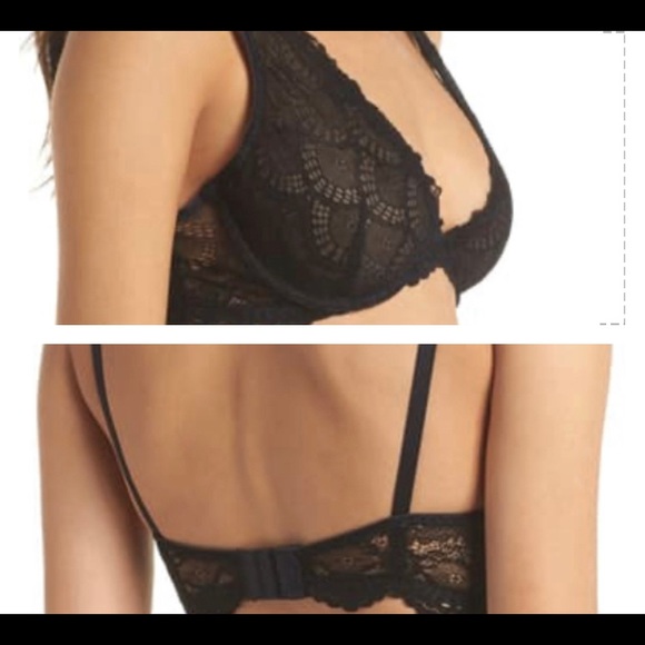 Free People Lace Underwire Plunge Bra - Picture 4 of 11